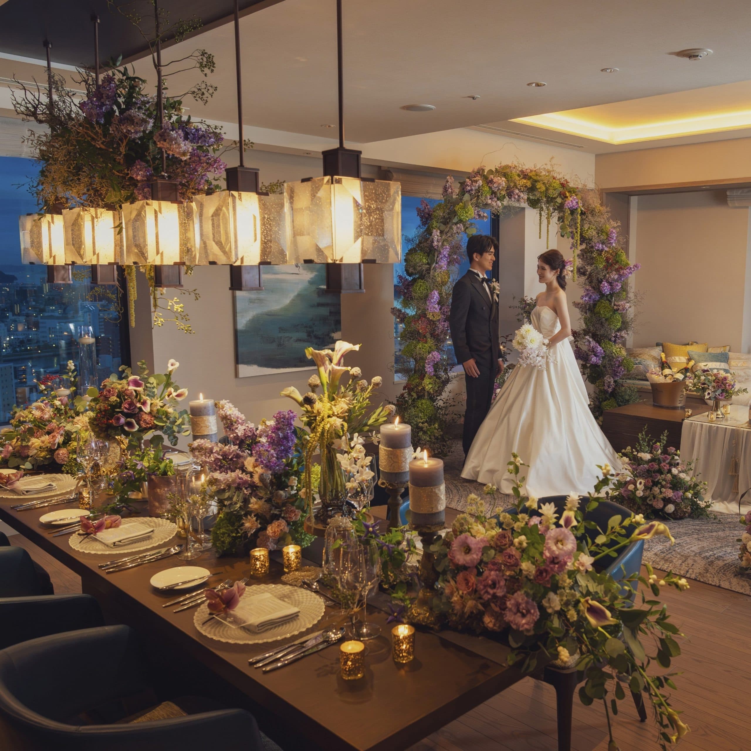 【ヒルトン広島オリジナル挙式プラン】 Sweet - Premium Suite Wedding ‐